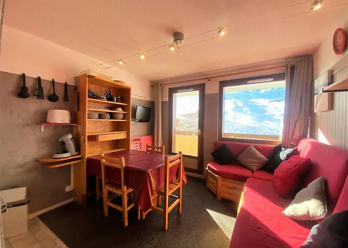 Reine Blanche - Location: Avec Chambre, Balcon Au Sud, Bordure De Pistes Mae-9052 Apartment